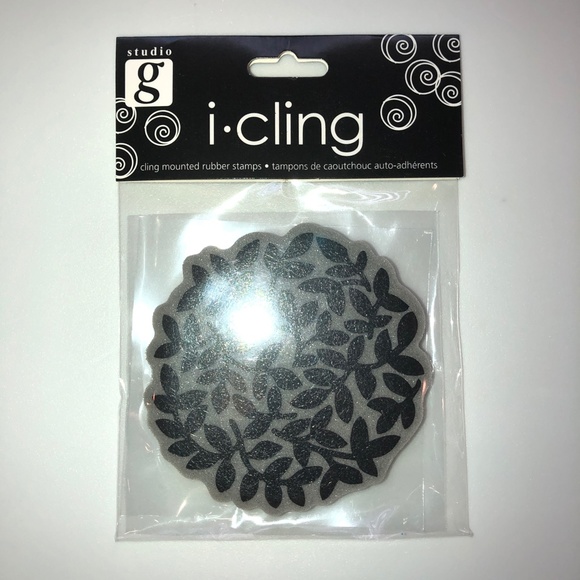STUDIO G Floral + Baroque i-Cling Foam Cling Rubber Stamps Set of 2, RARE, NEW! - Picture 7 of 12